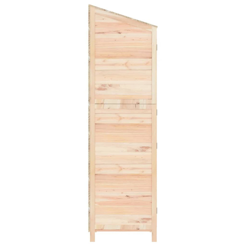 vidaXL tömör fenyőfa kerti fészer 102x52x174,5 cm