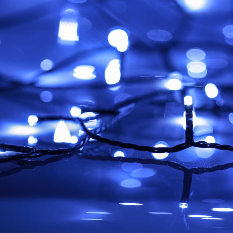 vidaXL kék fényű PVC LED-füzér 150 LED-el 15 m