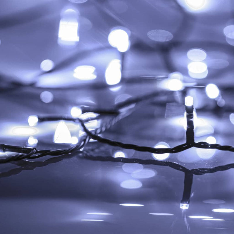 vidaXL hideg fehér fényű PVC LED-füzér 300 LED-el 30 m