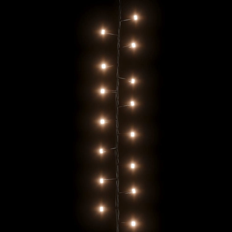 vidaXL meleg fehér fényű kompakt PVC LED-szalag 2000 LED-del 40 m