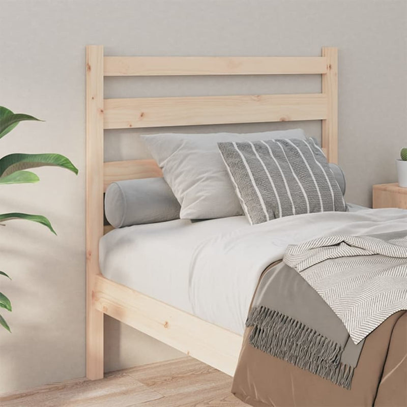 vidaXL tömör fenyőfa ágyfejtámla 81 x 4 x 100 cm