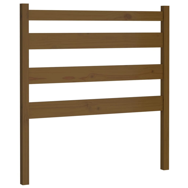 vidaXL mézbarna tömör fenyőfa ágyfejtámla 96 x 4 x 100 cm