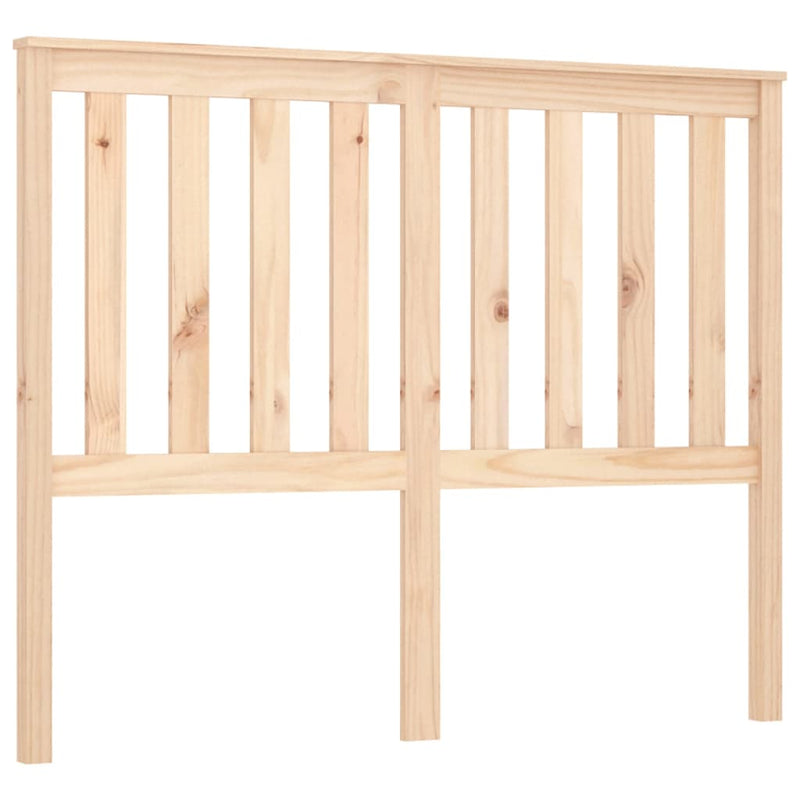 vidaXL tömör fenyőfa ágyfejtámla 141x6x101 cm