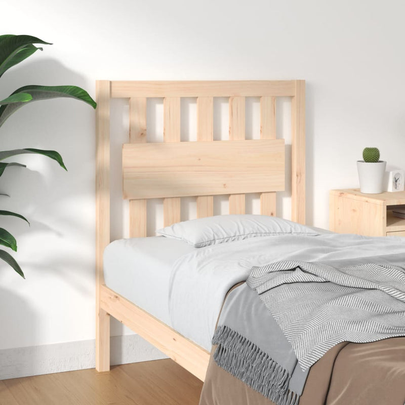 vidaXL tömör fenyőfa ágyfejtámla 80,5 x 4 x 100 cm