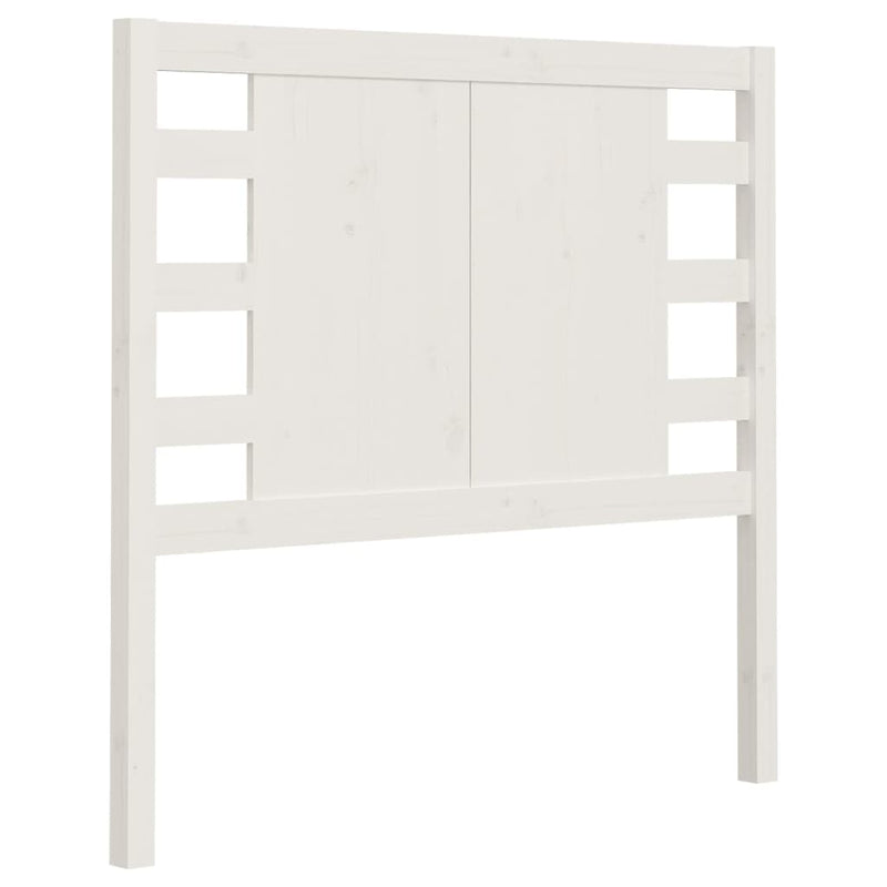 vidaXL fehér tömör fenyőfa fejtámla 81 x 4 x 100 cm