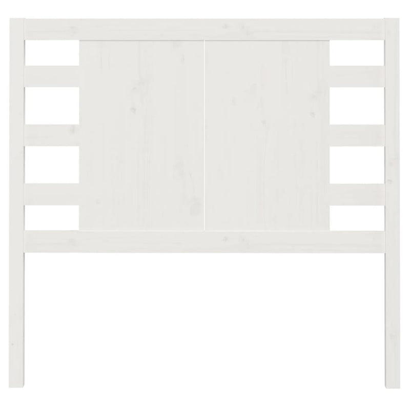 vidaXL fehér tömör fenyőfa fejtámla 81 x 4 x 100 cm