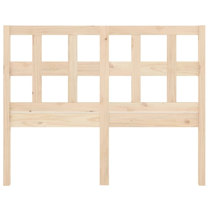vidaXL tömör fenyőfa ágyfejtámla 140,5x4x100 cm