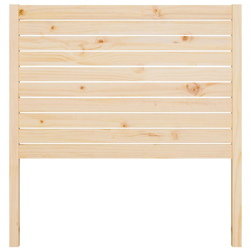 vidaXL tömör fenyőfa ágyfejtámla 106 x 4 x 100 cm