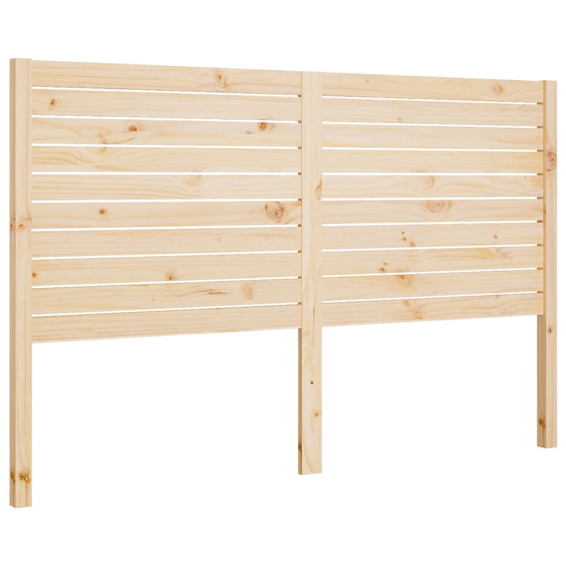 vidaXL tömör fenyőfa ágyfejtámla 126 x 4 x 100 cm