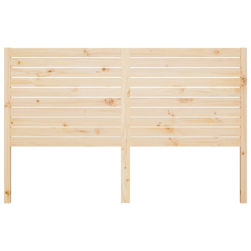 vidaXL tömör fenyőfa ágyfejtámla 126 x 4 x 100 cm