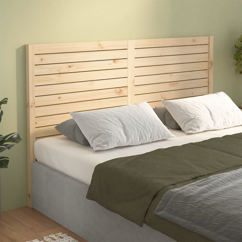 vidaXL tömör fenyőfa ágyfejtámla 126 x 4 x 100 cm
