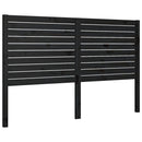 vidaXL fekete tömör fenyőfa ágyfejtámla 186 x 4 x 100 cm