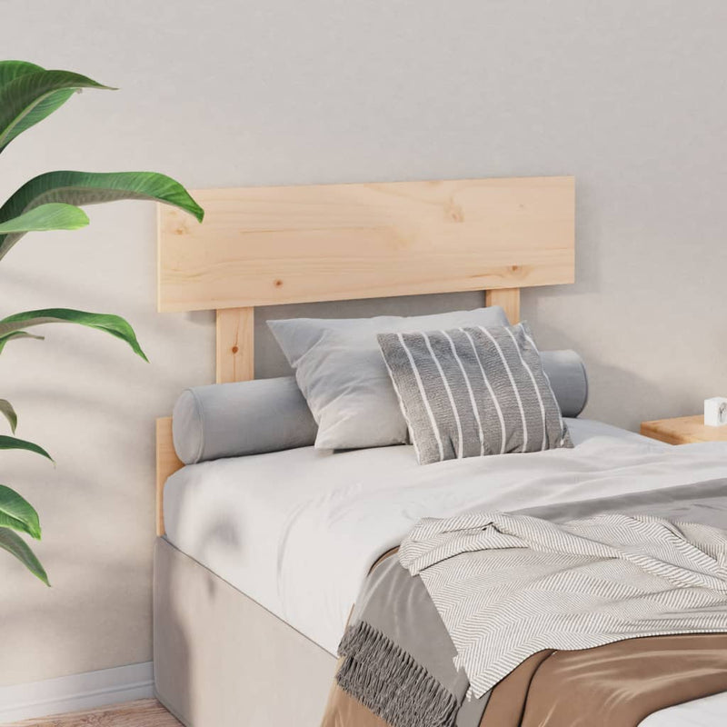 vidaXL tömör fenyőfa ágyfejtámla 93,5 x 3 x 81 cm