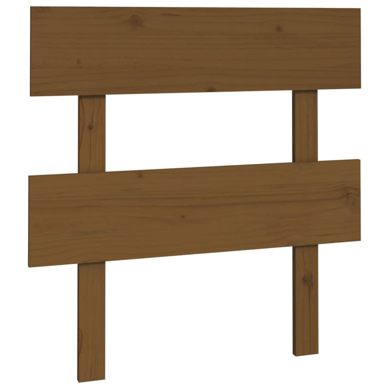 vidaXL mézbarna tömör fenyőfa ágyfejtámla 93,5x3x81 cm