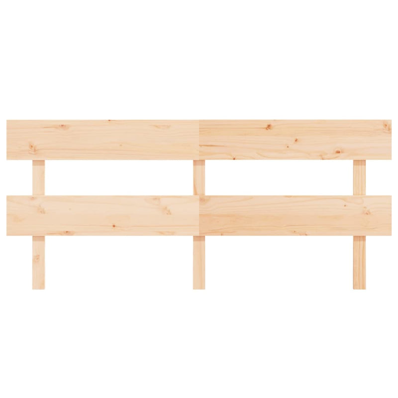 vidaXL tömör fenyőfa ágyfejtámla 204x3x81 cm