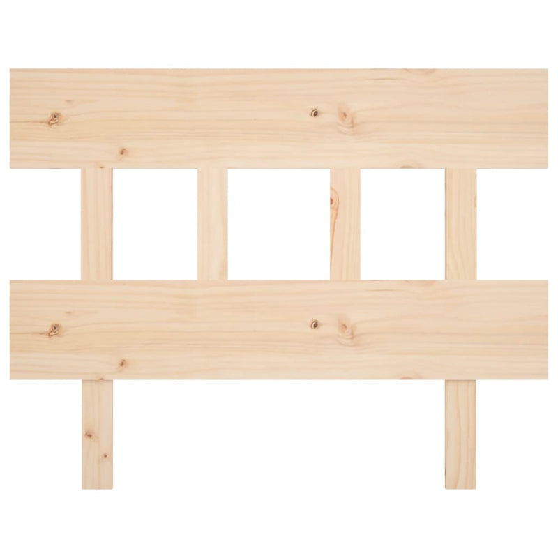 vidaXL tömör fenyőfa ágyfejtámla 93,5 x 3 x 81 cm