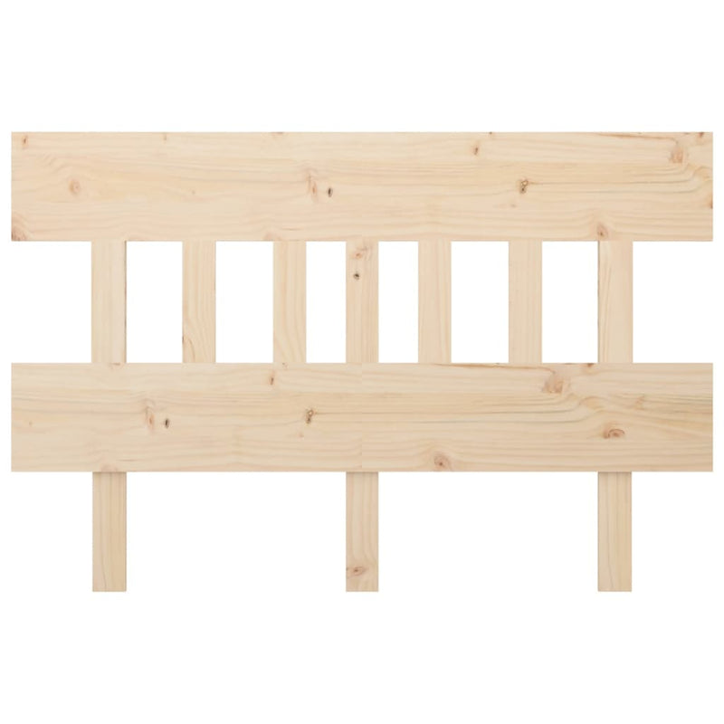 vidaXL tömör fenyőfa ágyfejtámla 138,5x3x81 cm