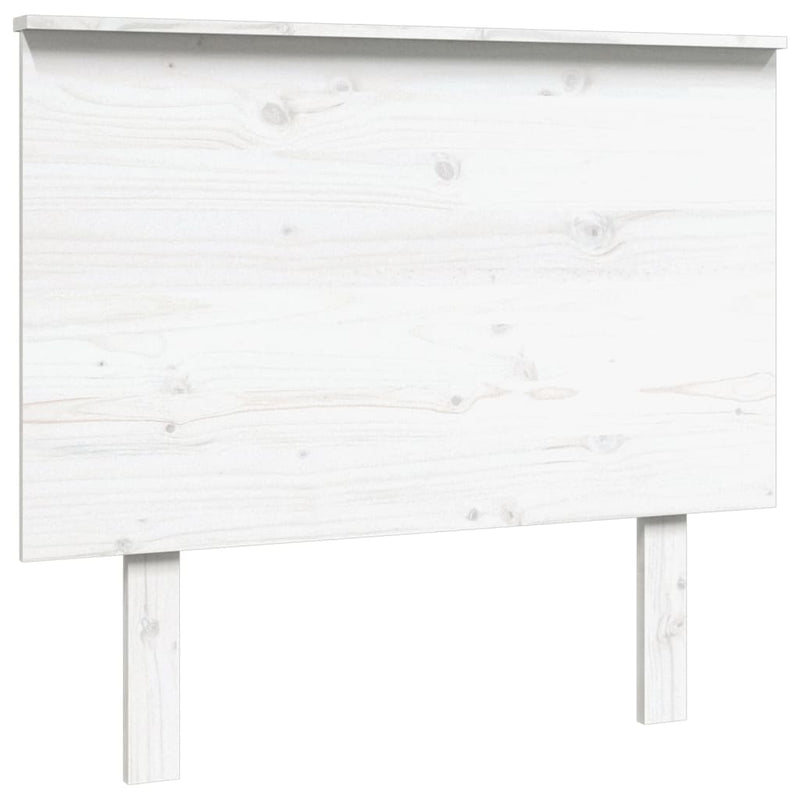 vidaXL fehér tömör fenyőfa ágyfejtámla 94x6x82,5 cm