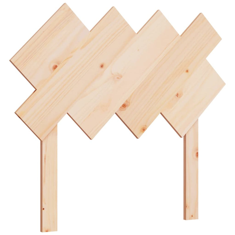 vidaXL tömör fenyőfa ágyfejtámla 92x3x81 cm