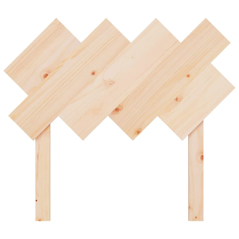vidaXL tömör fenyőfa ágyfejtámla 92x3x81 cm