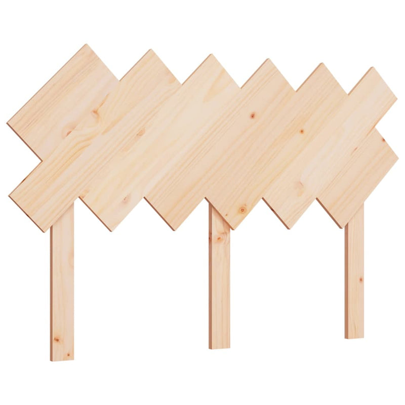 vidaXL tömör fenyőfa ágyfejtámla 122,5x3x80,5 cm
