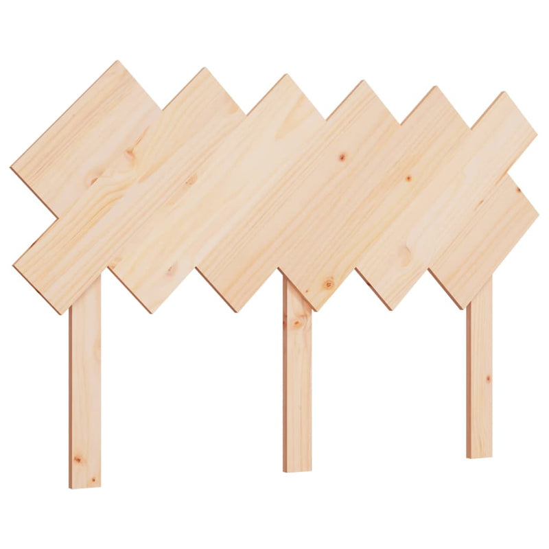 vidaXL tömör fenyőfa ágyfejtámla 132x3x81 cm