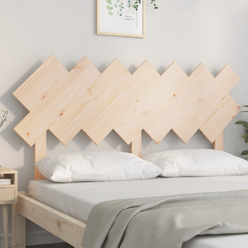 vidaXL tömör fenyőfa ágyfejtámla 141x3x80,5 cm