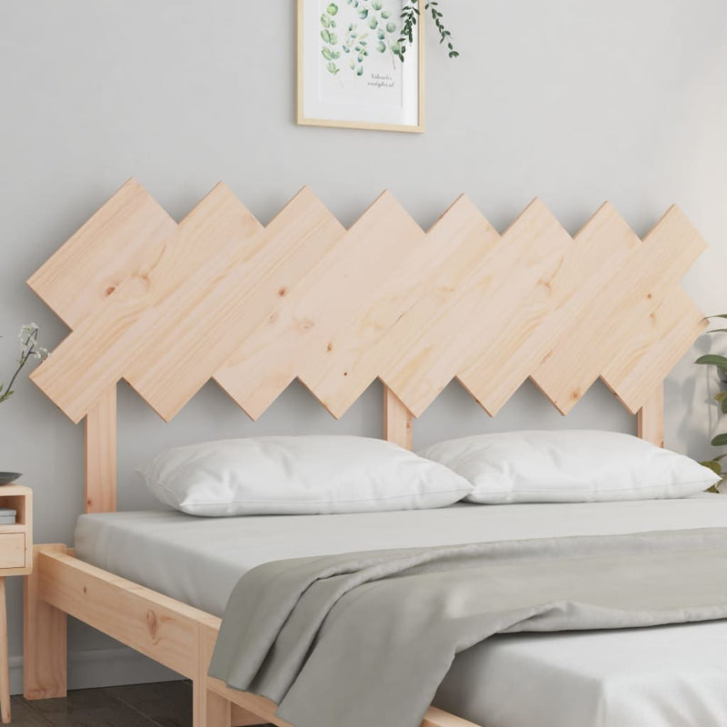 vidaXL tömör fenyőfa ágyfejtámla 159,5x3x80,5 cm
