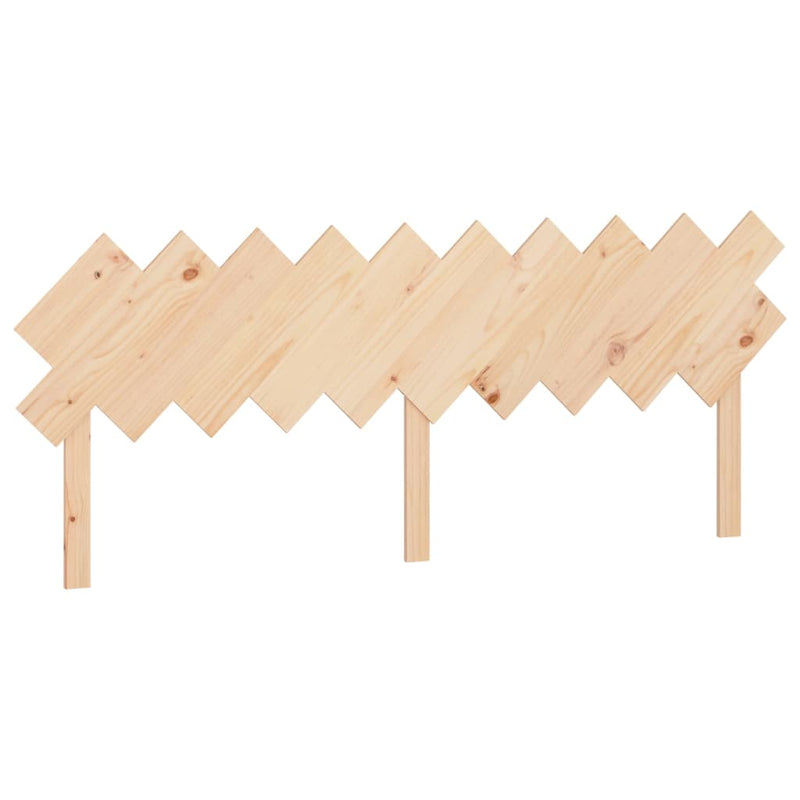 vidaXL tömör fenyőfa ágyfejtámla 196x3x80,5 cm