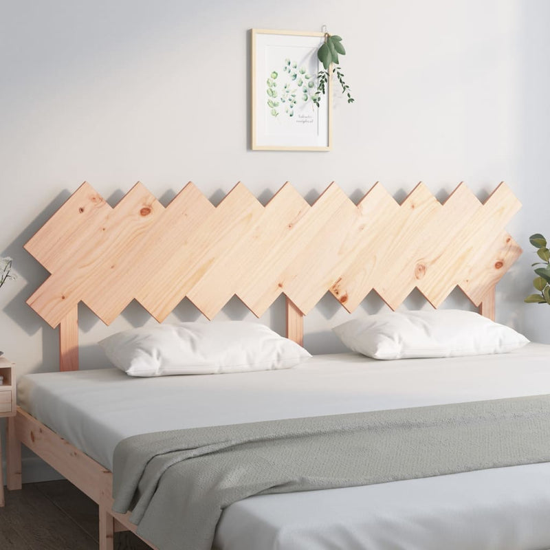 vidaXL tömör fenyőfa ágyfejtámla 196x3x80,5 cm
