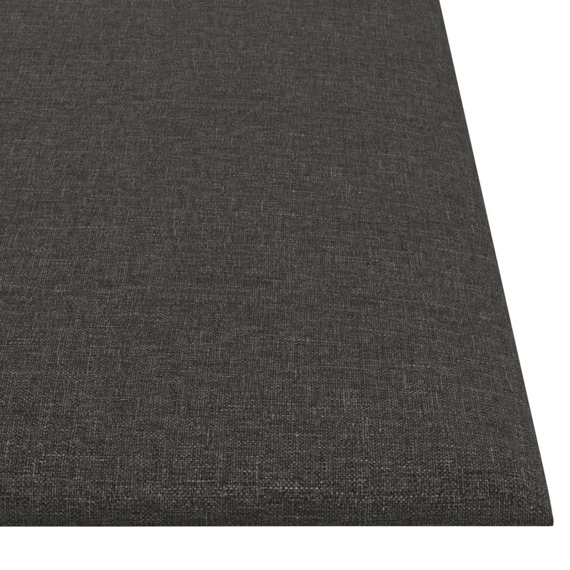 vidaXL 12 db sötétszürke szövet fali panel 30 x 30 cm 1,08 m²