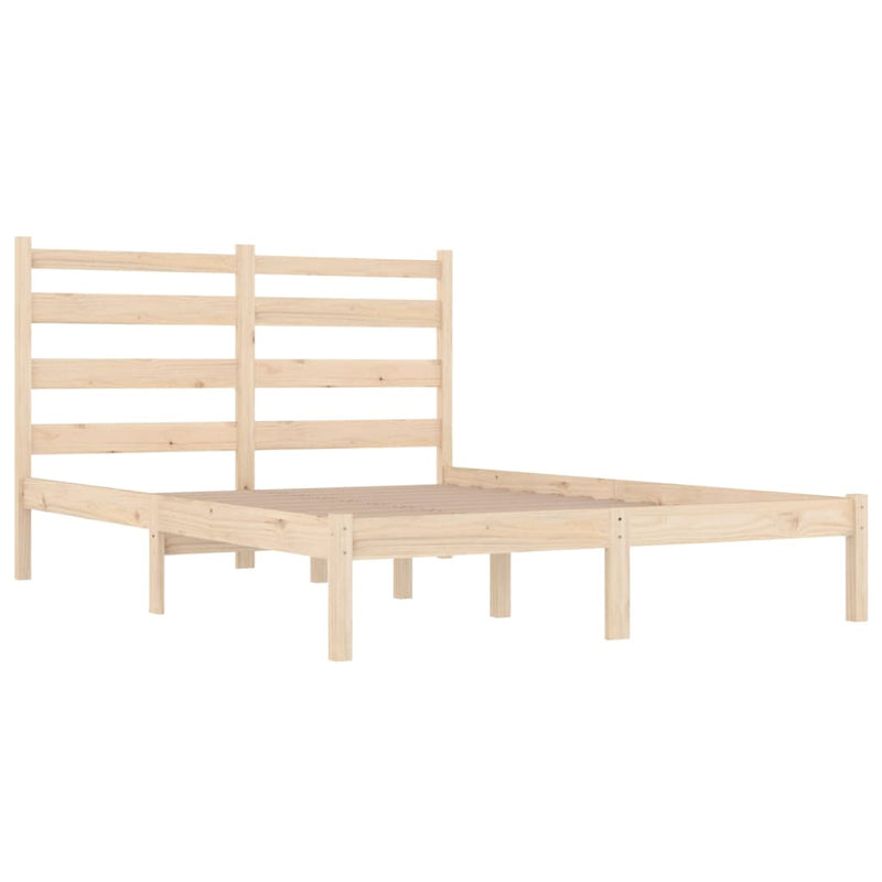 vidaXL tömör fenyőfa ágykeret 200 x 200 cm