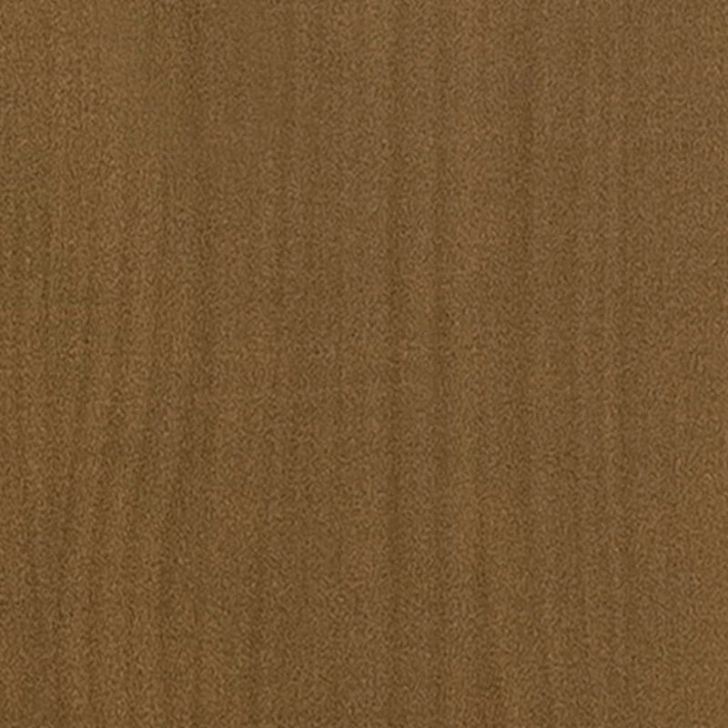 vidaXL mézbarna tömör fenyőfa ágykeret 200x200 cm