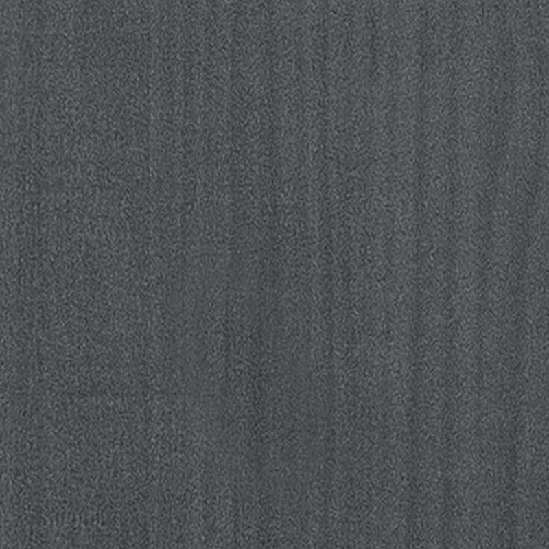 vidaXL szürke tömör fenyőfa ágykeret 200x200 cm