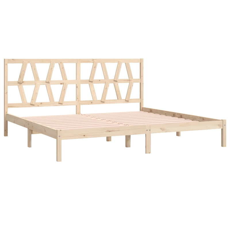 vidaXL tömör fenyőfa ágykeret 200 x 200 cm