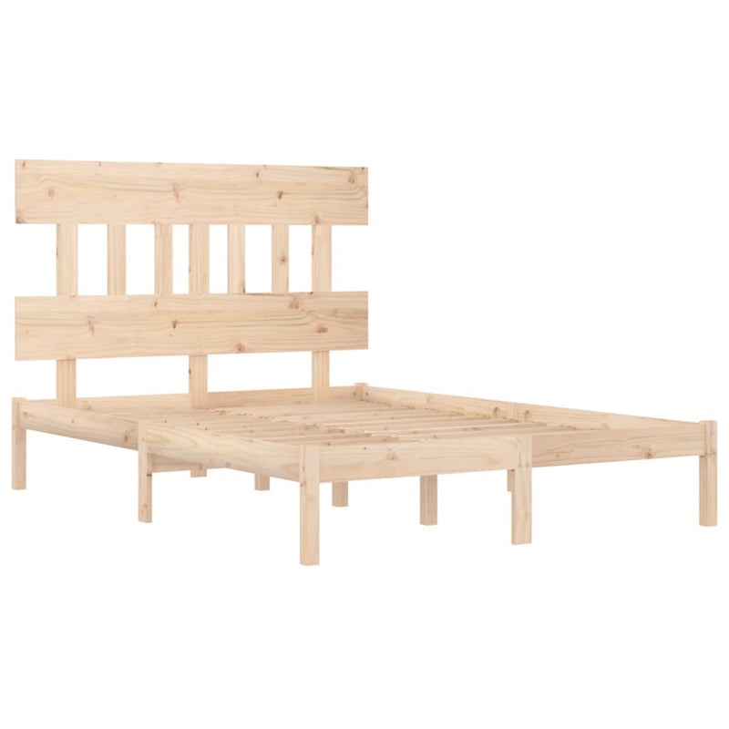 vidaXL tömör fa ágykeret 200 x 200 cm