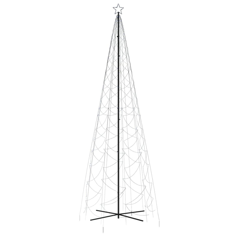 vidaXL kúp alakú karácsonyfa 500 kék LED-del 100 x 300 cm