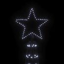 vidaXL kúp alakú karácsonyfa 3000 hideg fehér LED-del 230 x 800 cm