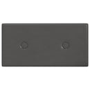 vidaXL 12 db szürke műbőr fali panel 30 x 15 cm 0,54 m²