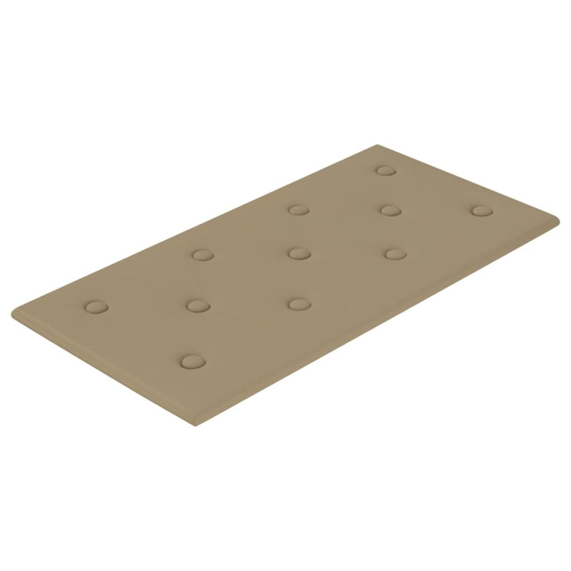 vidaXL 12 db kávészínű műbőr fali panel 60 x 30 cm 2,16 m²