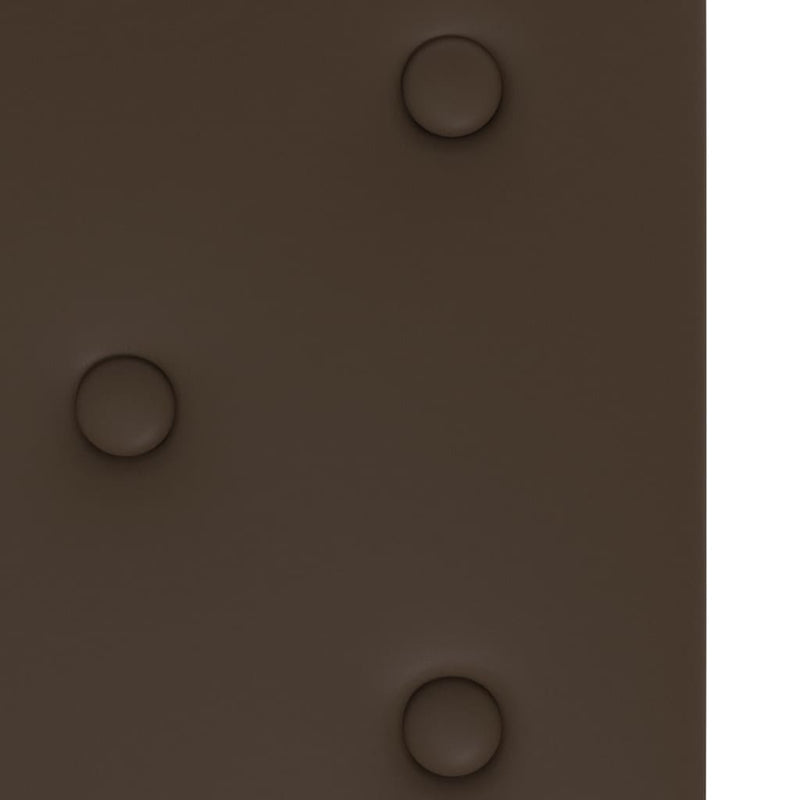 vidaXL 12 db barna műbőr fali panel 60 x 30 cm 2,16 m²