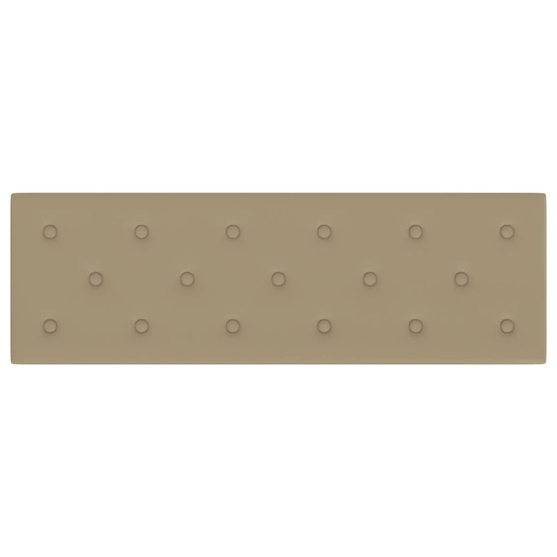 vidaXL 12 db kávészínű műbőr fali panel 90 x 30 cm 3,24 m²