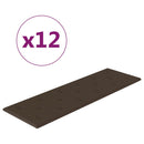 vidaXL 12 db barna műbőr fali panel 90 x 30 cm 3,24 m²