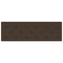 vidaXL 12 db barna műbőr fali panel 90 x 30 cm 3,24 m²