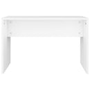 vidaXL fehér szerelt fa fésülködőszék 70 x 35 x 45 cm