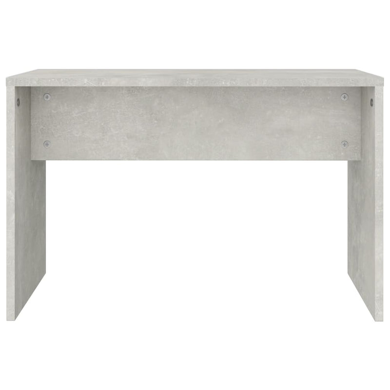 vidaXL betonszürke szerelt fa fésülködőszék 70 x 35 x 45 cm