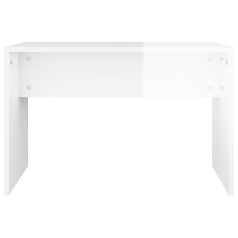 vidaXL magasfényű fehér szerelt fa fésülködőszék 70 x 35 x 45 cm