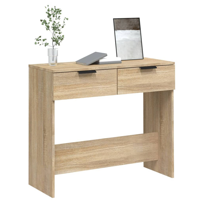 vidaXL sonoma-tölgyszínű szerelt fa tálalóasztal 90 x 36 x 75 cm