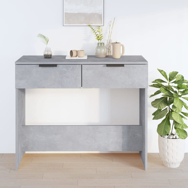 vidaXL betonszürke szerelt fa tálalóasztal 90 x 36 x 75 cm