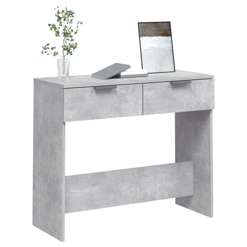 vidaXL betonszürke szerelt fa tálalóasztal 90 x 36 x 75 cm